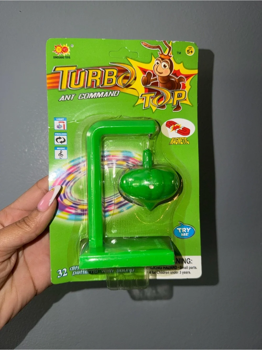 Ant Command Magnetic Spinning Top- Choose 1